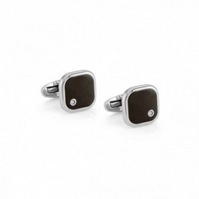 Gentleman Cuff Links with Diamond