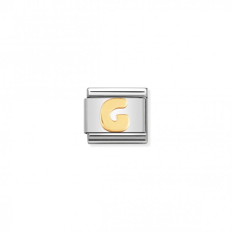 Composable Classic Link Letter G in 18K Gold