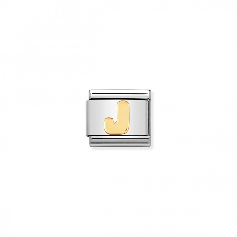 Composable Classic Link Letter J in 18K Gold