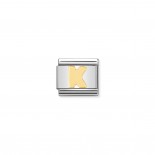 Composable Classic Link Letter K in 18K Gold