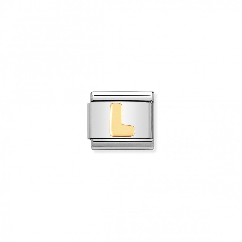 Composable Classic Link Letter L in 18K Gold