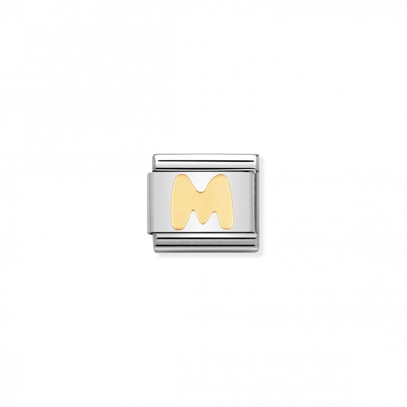 Composable Classic Link Letter M in 18K Gold