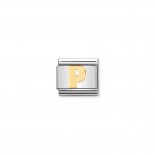 Composable Classic Link Letter P in 18K Gold