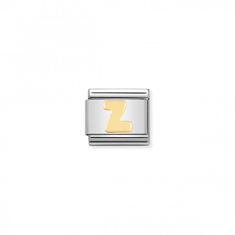 Composable Classic Link Letter Z in 18K Gold