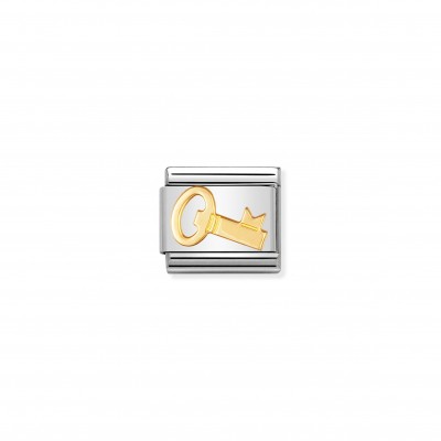 Composable Classic Link Key in 18K Gold