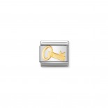 Composable Classic Link Key in 18K Gold