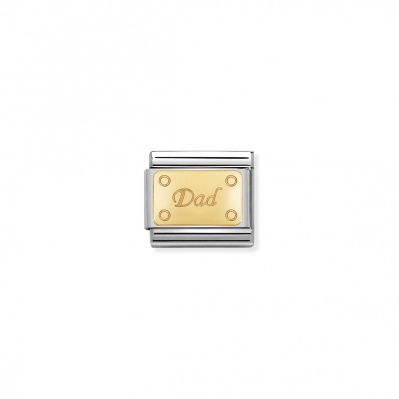 Composable Classic Dad Link in Gold