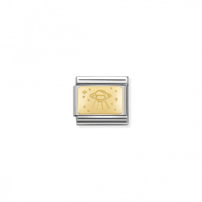 Composable Classic Link Gold Plate with UFO