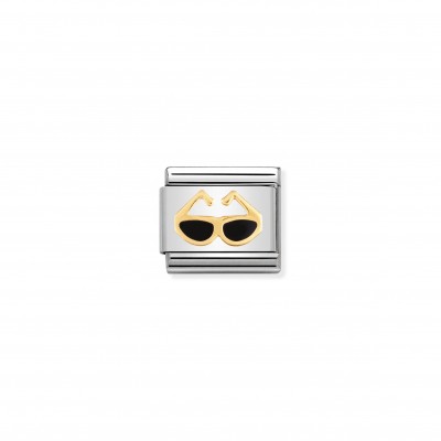 Composable Classic Link Sunglasses in 18K Gold