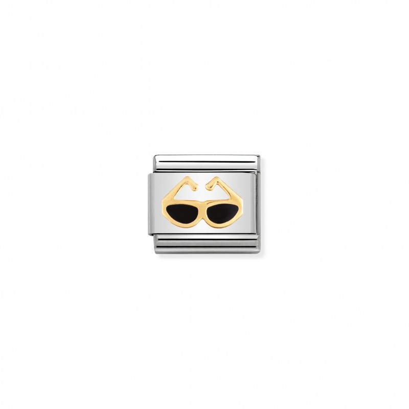 Composable Classic Link Sunglasses in 18K Gold