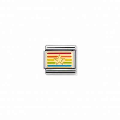 Composable Classic Link Rainbow Flag Star