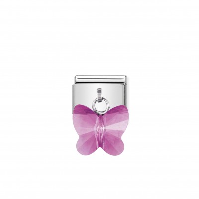 Composable Classic Link with fuchsia Butterfly