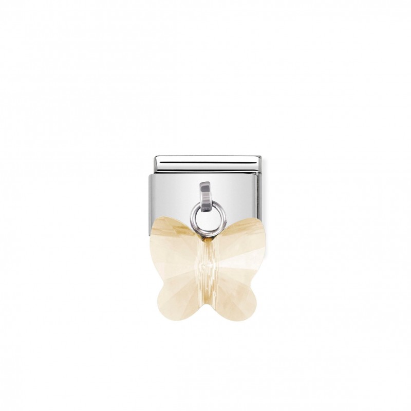 Composable Classic Link with champagne Butterfly