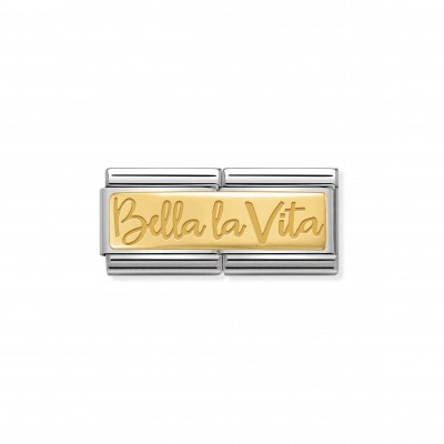 Double Link Composable Classic Bella La Vita in Gold