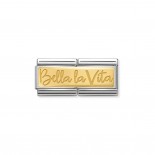 Double Link Composable Classic Bella La Vita in Gold