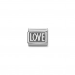 Composable Classic Link Silver Love writing