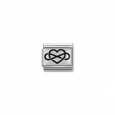 Composable Classic Link Silver Infinity Heart