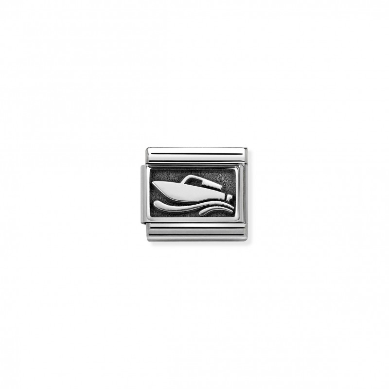 Composable Classic Speedboat Link in Silver