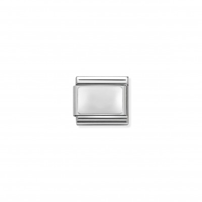 Composable Classic Link in Engravable silver