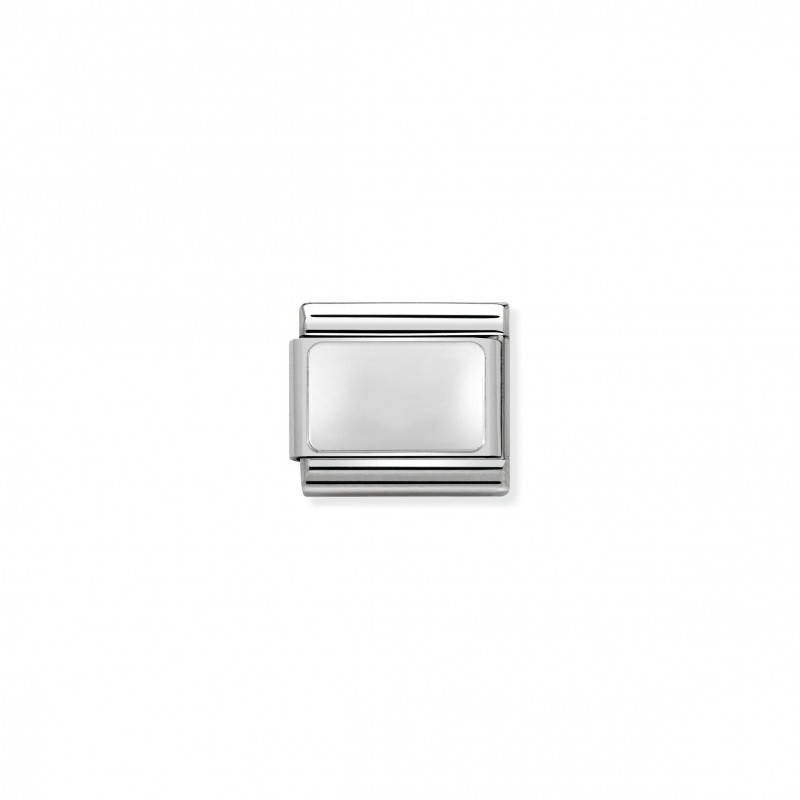 Composable Classic Link in Engravable silver