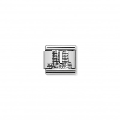 Composable Classic Link Twin Towers silver