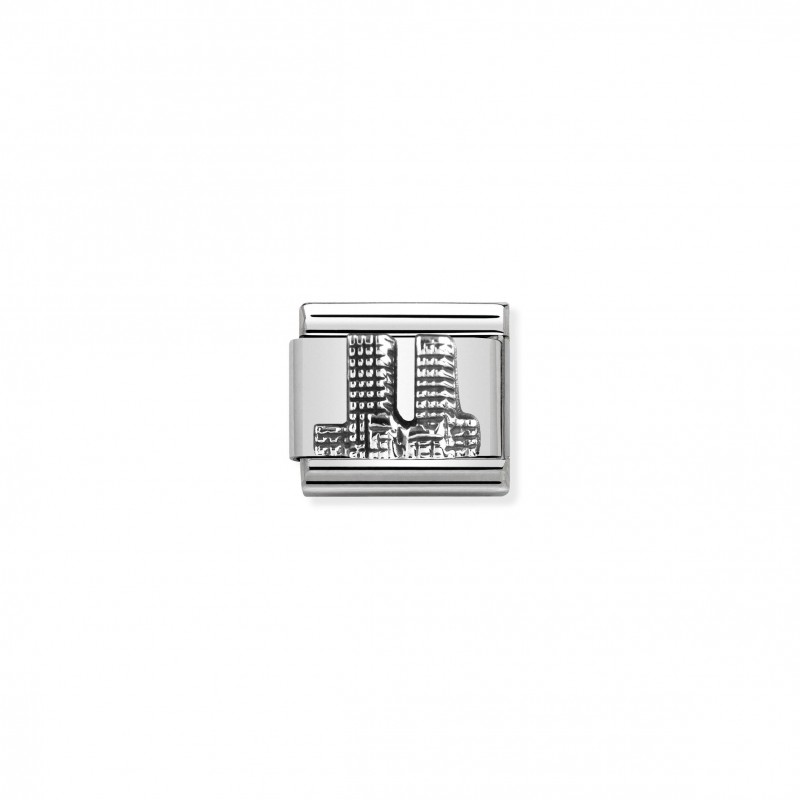 Composable Classic Link Twin Towers silver