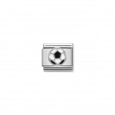 Composable Classic Link Soccer Ball In Silver and Enamel