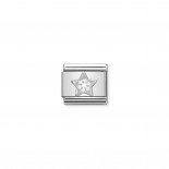 Composable Classic Link Star with Snowflake in Silver