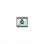 Composable Classic Link Christmas Tree in Silver