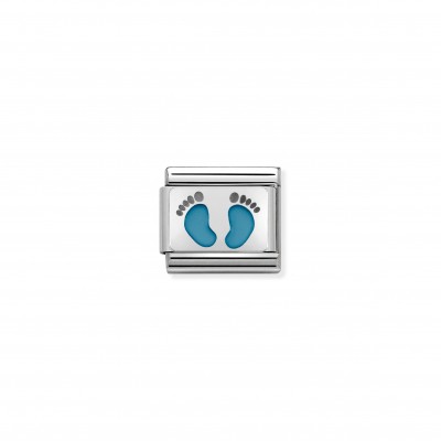 Composable Classic Link light blue Footprints