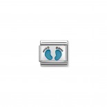 Composable Classic Link light blue Footprints