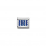 Composable Classic Link in Silver and blue Stones