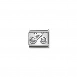 Composable Classic Link Bicycle in Silver and Stone