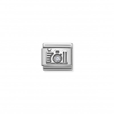 Composable Classic Link Camera in Silver and Stone