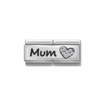 Composable Classic Double Link Mum and Heart