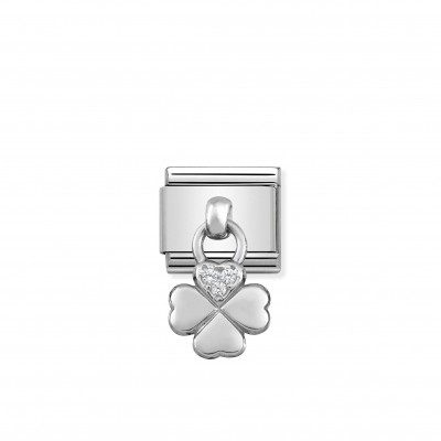 Composable Classic Link Silver pendant Clover