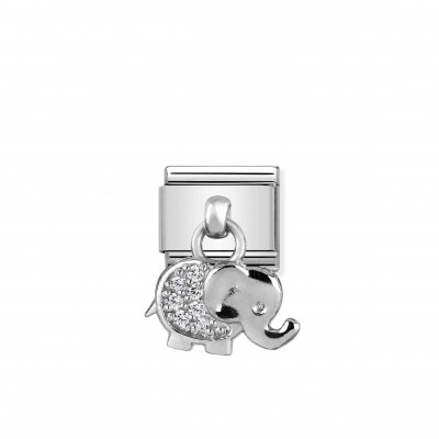 Composable Classic Link Elephant pendant