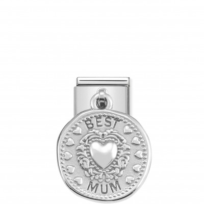 Classic Composable Best Mum Pendant Link