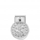 Classic Composable Best Sister Pendant Link