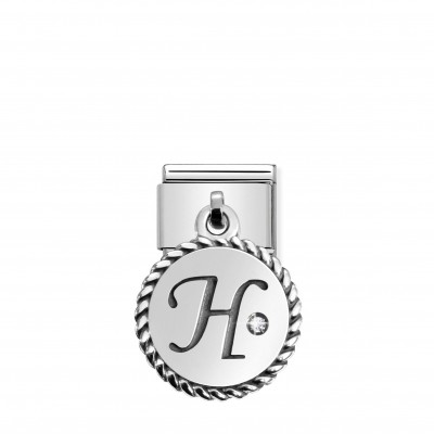 Composable Classic Link Letter H in Sterling Silver