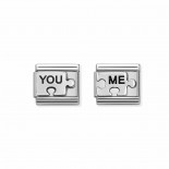 2 Link Pair Composable Classic Puzzle YOU ME