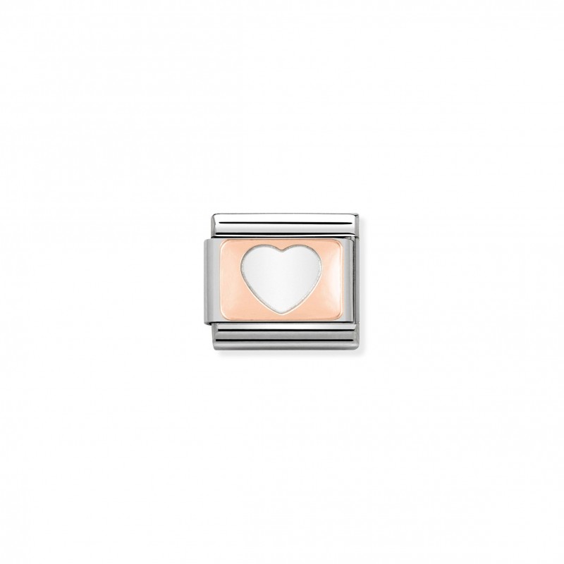 Composable Classic Link Rose Gold Heart