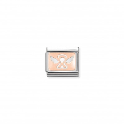 Composable Classic Link Rose Gold Plate Angel