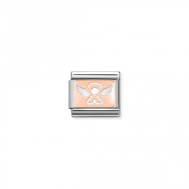 Composable Classic Link Rose Gold Plate Angel