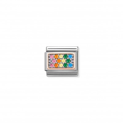 Composable Classic Gemstone Rainbow Link