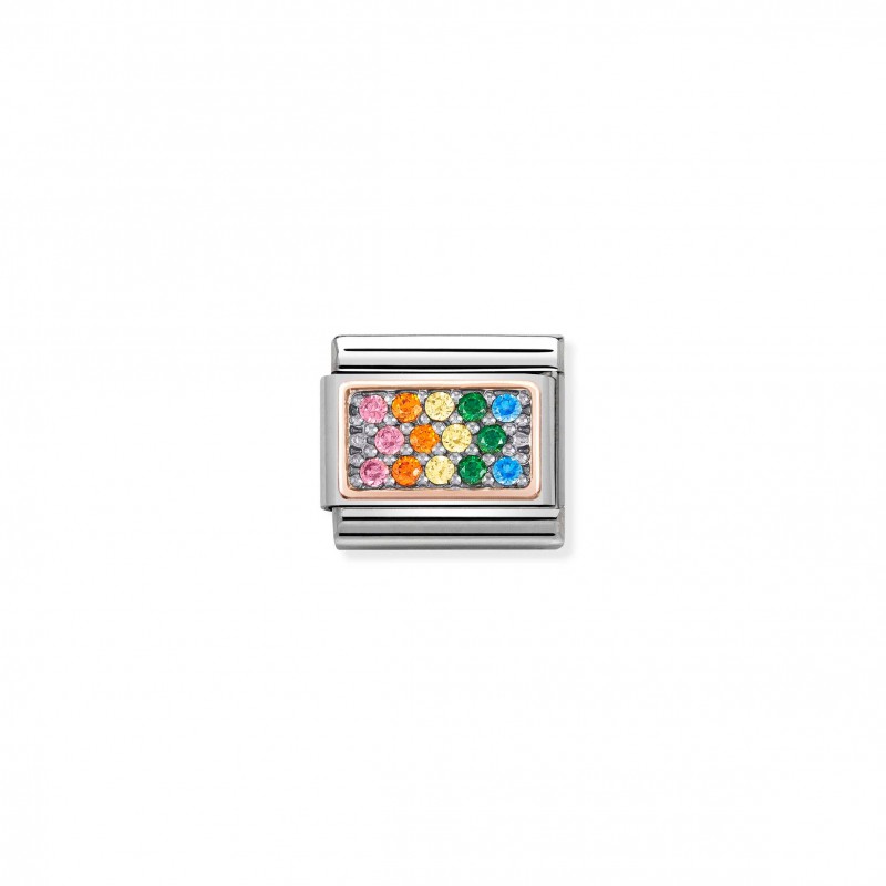 Composable Classic Gemstone Rainbow Link