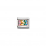 Composable Classic Gemstone Rainbow Link