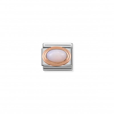 Composable Classic Link Rose Gold pink Opaline