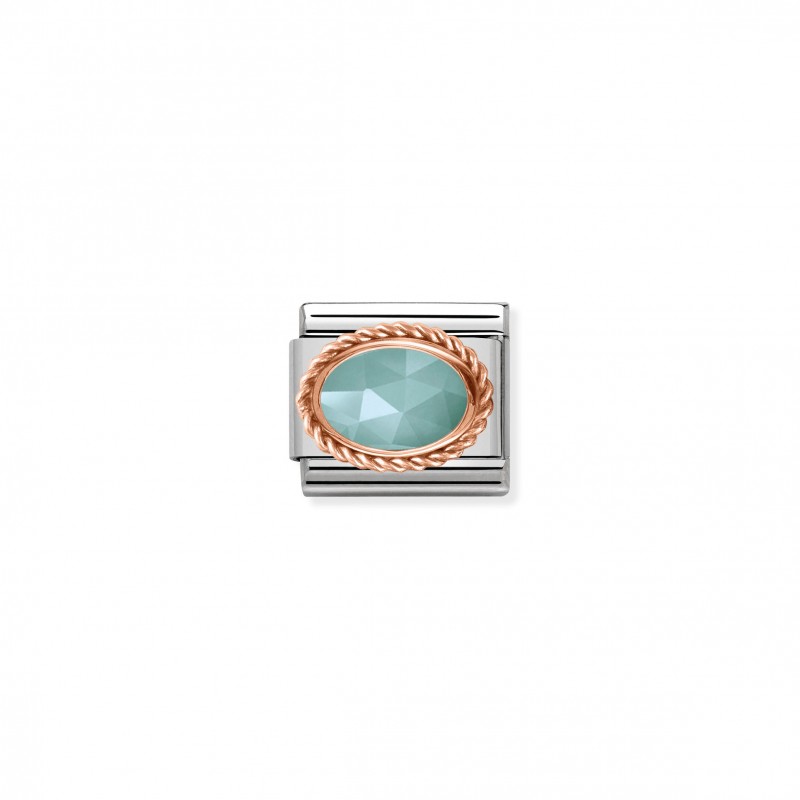 Composable Classic Link with Amazonite Stone