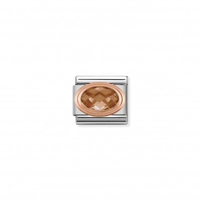 Composable Classic Link Rose Gold Champagne Stone